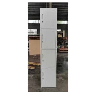 Fas-012 High Quality Metal Locker Cabinet Manufacturers 4doors Single Steel Locker
