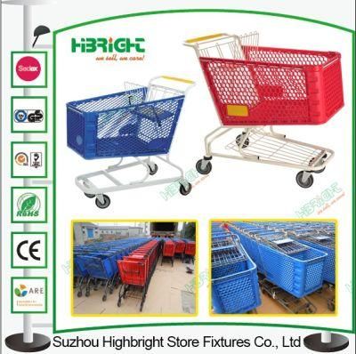 Wholesale American Style Plastic Shopping Trolley