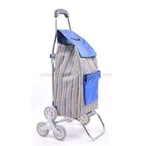 Multifunctional Lightweight Wheeled Foldable Metal Supermarket Shopping Luggage Hand Cart