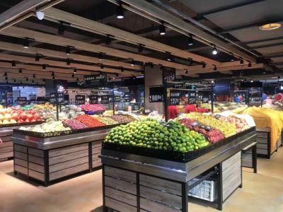 Factory Sale Easy Installation Grocery Fruit and Vegetable Display Shelf Supermarket Rack Shelves Storage Racks
