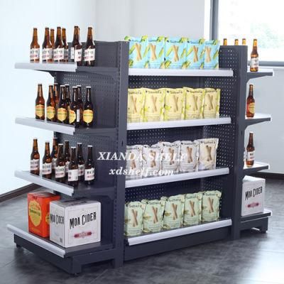 Fixed Retail Display Market Shelves Rack for Supermarket Shelf Factory Bottle Hot Sale