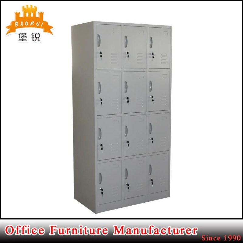 Steel 12 Door Metal Clothes Cabinet Locker