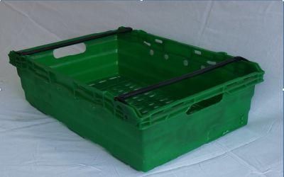 Wholesale Hollow Bottom-Bottomed Plastic Fruit Vegetable Basket with Gripper