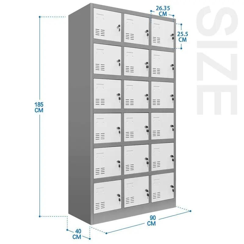 Metal Hospital Locker Staff Student Storage Locker Cabinet