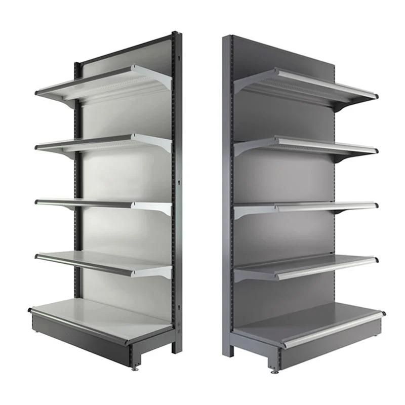 Factory Customized Gondola Grocery Display Stand Racks Supermarket Shelves