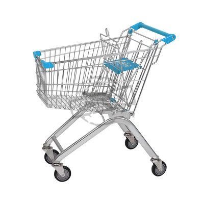 New Designed Convenience Store 100L Shopping Trolley with Seat