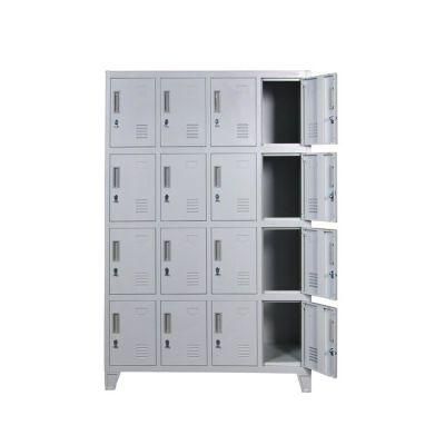 16 Door Iron Staff Locker Casillero Metalico Steel Gym Storage Lockers Metal Clothes Locker