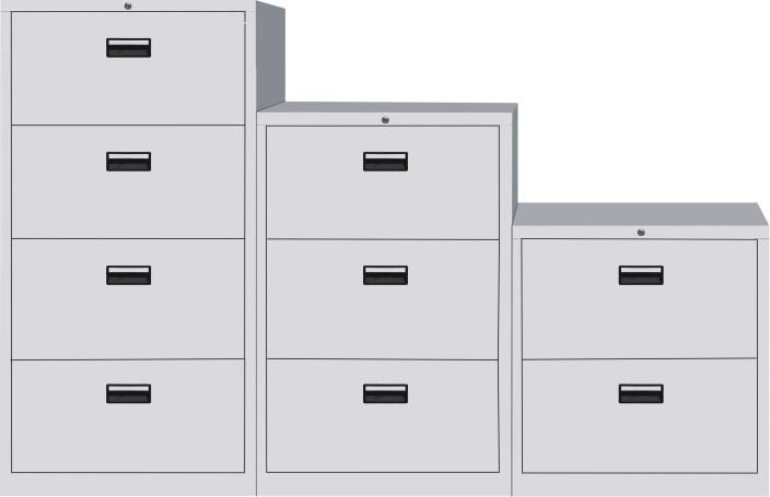 3 Drawer Office Lateral File Cabinet