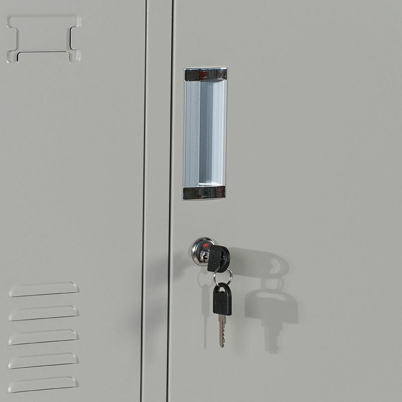 Kd Metal 8 Door Locker Storage Changing Locker with Hanger and Shelf