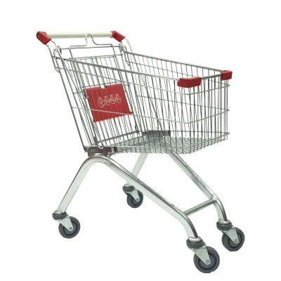 Hot Selling Hypermarket Shopping Cart Supermarket Metal Shopping Trolley