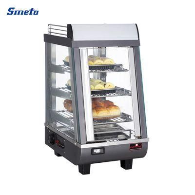 Smeta 76L Hot Food Displays Bakery Warmer Display Showcase for Bread or Pizza