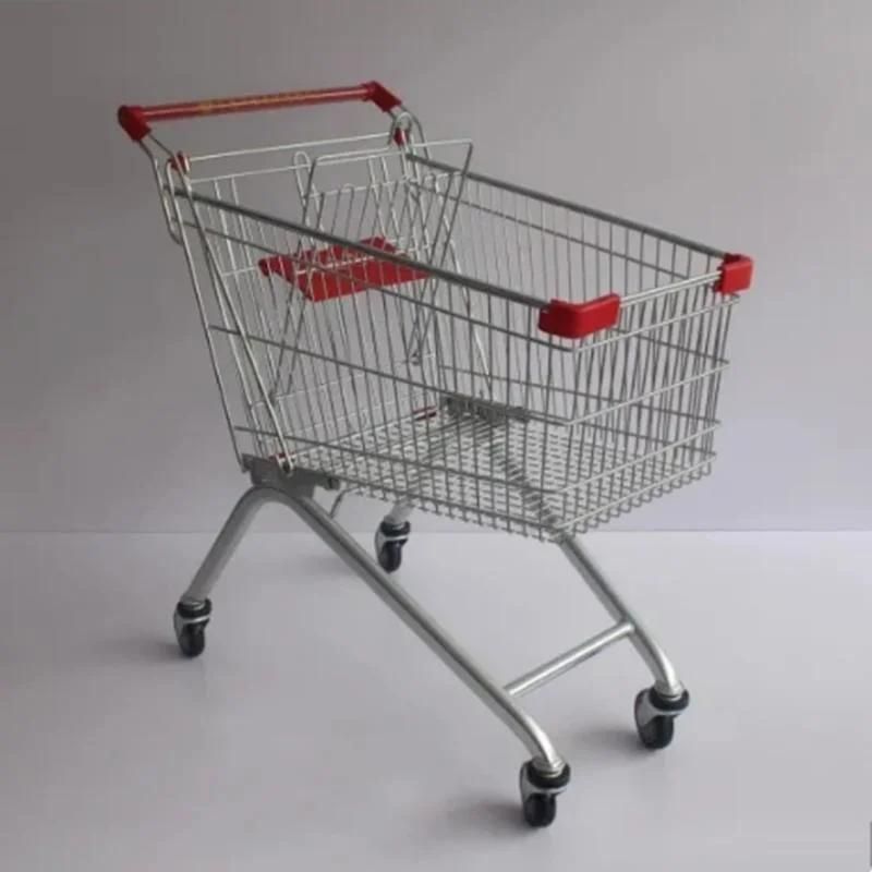 2021 Hot Sale Folding Used Shopping Trolley Cart Portable Folding Shopping Cart