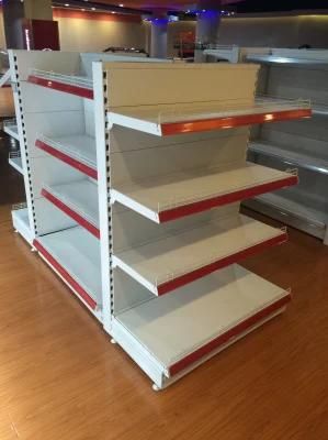 Metal Island Gondola Supermarket Shelf with Ce