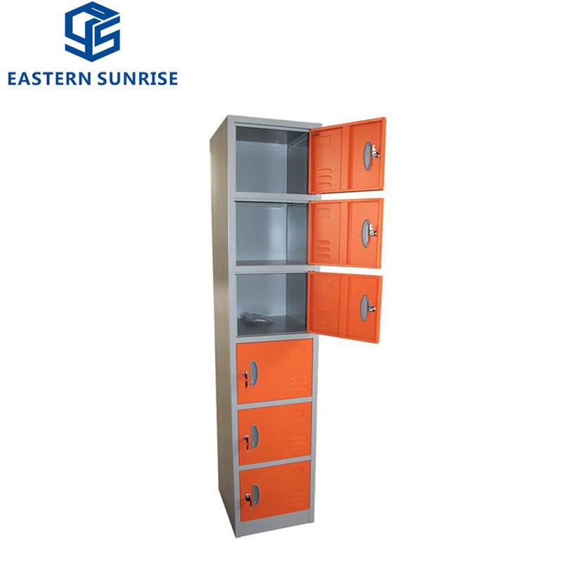 Wholesale Steel 6 Door Cabinet 6 Tier Storage Locker