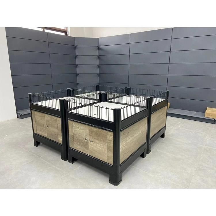 Large Capacity Supermarket Display Shelves Exhibition Promotion Desk