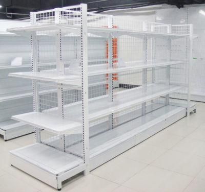 Store Display Single Sided Back Wire Supermarket Shelving