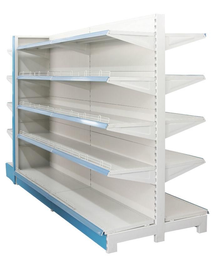 OEM ODM Supermarket Single Side Wall Shelf Double Side Gondola Shelves with Good Price