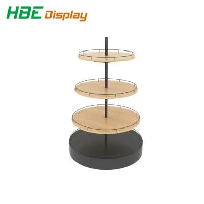 Single Side Wall Display Rack Solid Wood Rack for Bread