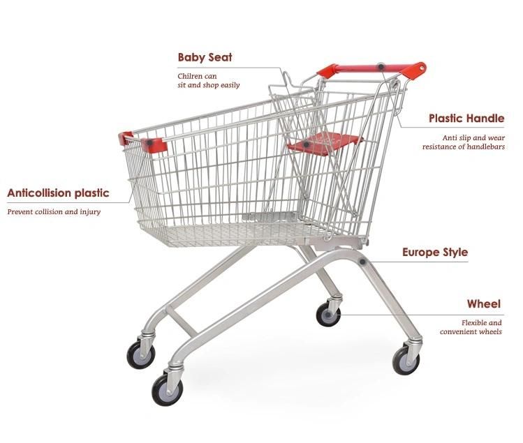 Durable Elevator Cost-Effictive Awesome Supermarket Trolley Wheels for Hypermarket