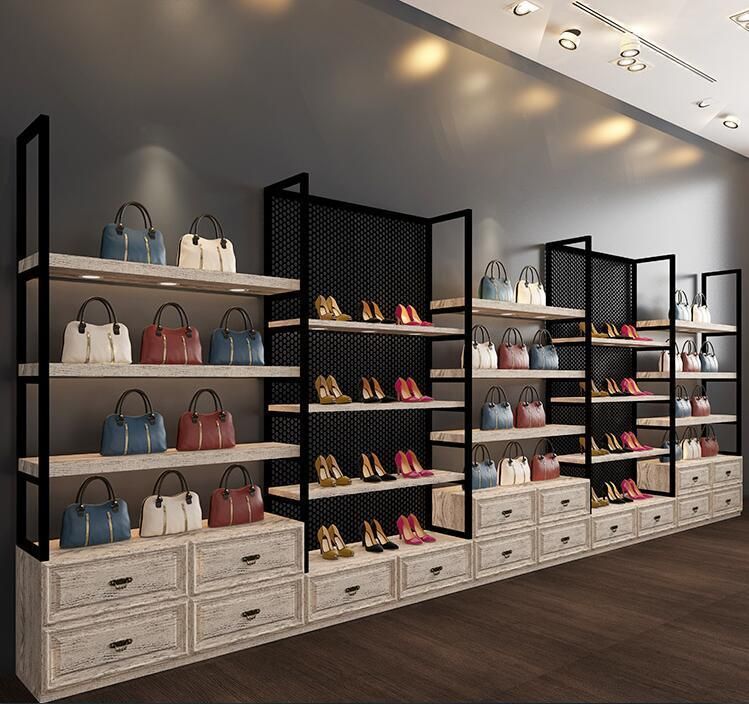 Woman Handbag Shop Design Handbag Store Display Furniture Design for Decoration