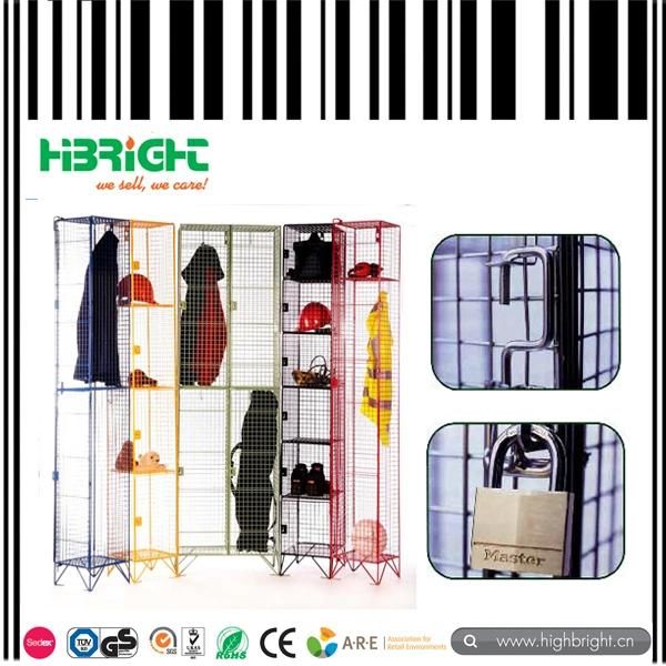 Colored Wire Mesh Storage Lockers UK Market