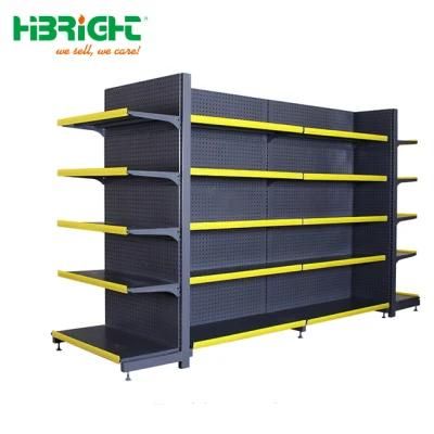 High Quality Metal Supermarket Wall Gondola Shelf