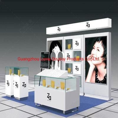 Makeup Counter Display Cosmetic Cabinet Showcase Design Shop Furniture