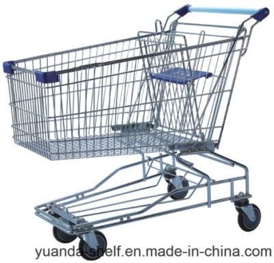 Hot Sale Asian Style Shopping Trolley for Supermarket