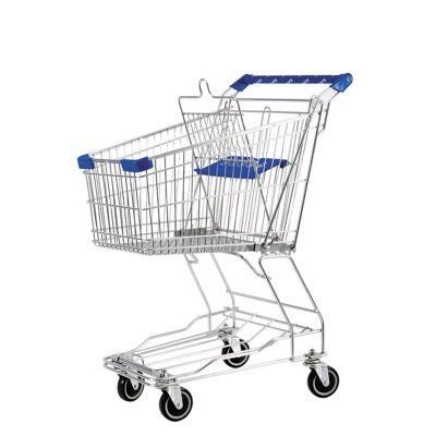 Best Manufacturer Metal Supermarket Shopping Trolley for Sale