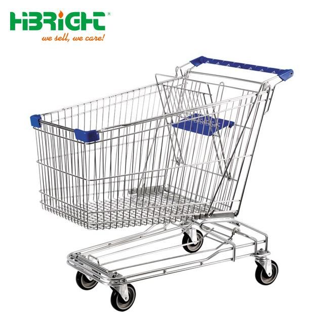 Large Metal Supermarket Shopping Cart Trolley