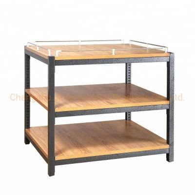 Promotion Booth Table Multilayer Solid Board Display Counter for Supermarket and Store