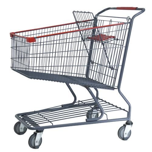 Us Supermarket Steel Shopping Trolley