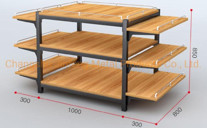 Supermarket Display Rack Shopping Mall Promotion Table of Wood