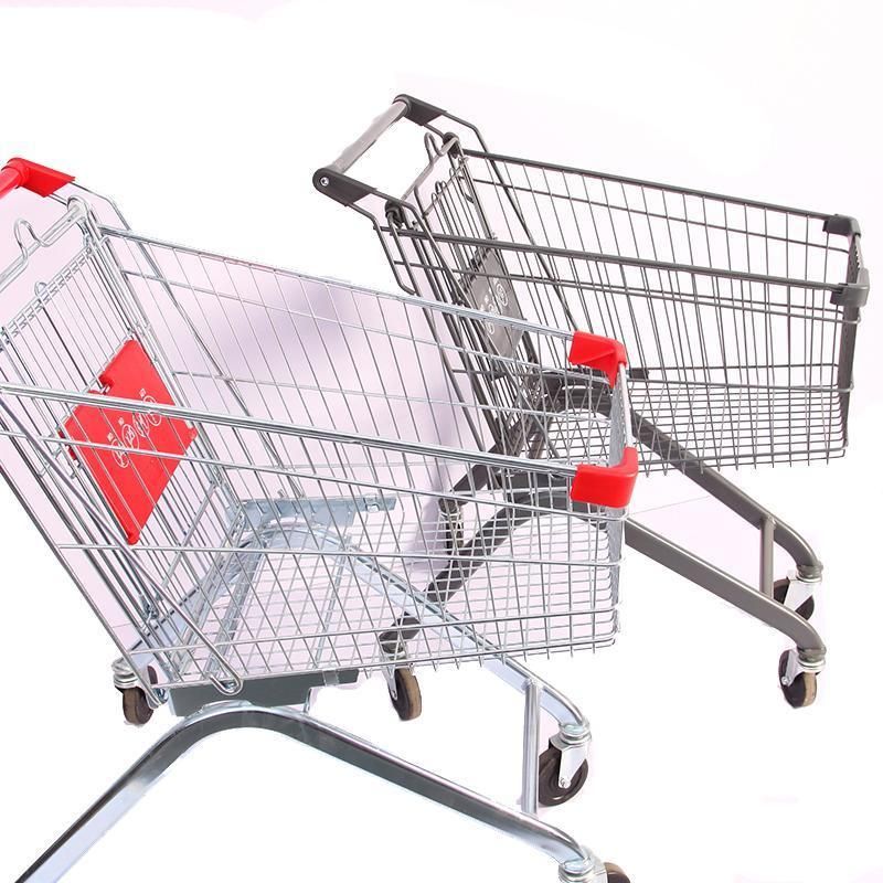 Factory Supplier Supermarket Metal Shopping Trolley with Seat