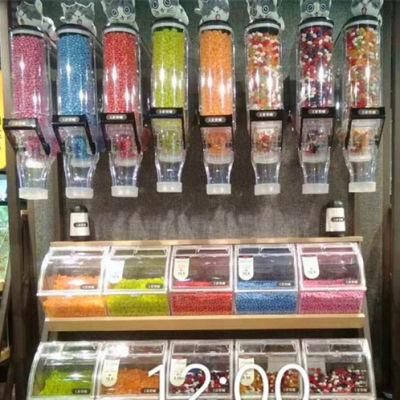 Wholesale Plastic Bulk Food Cereal Dispenser Rice Gravity Bin