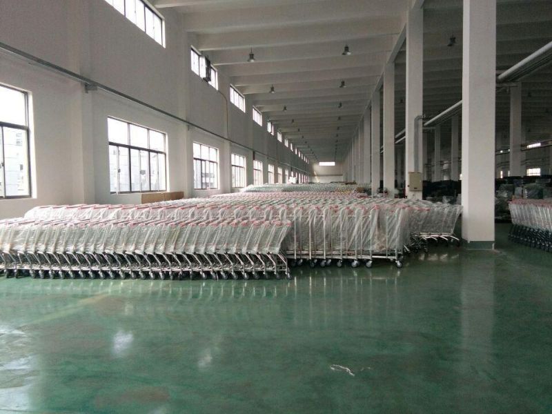 Customized High Capacity German Metal Shopping Cart Trolley