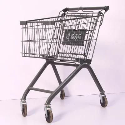 High-Capacity Supermarket Shopping Trolley Cart