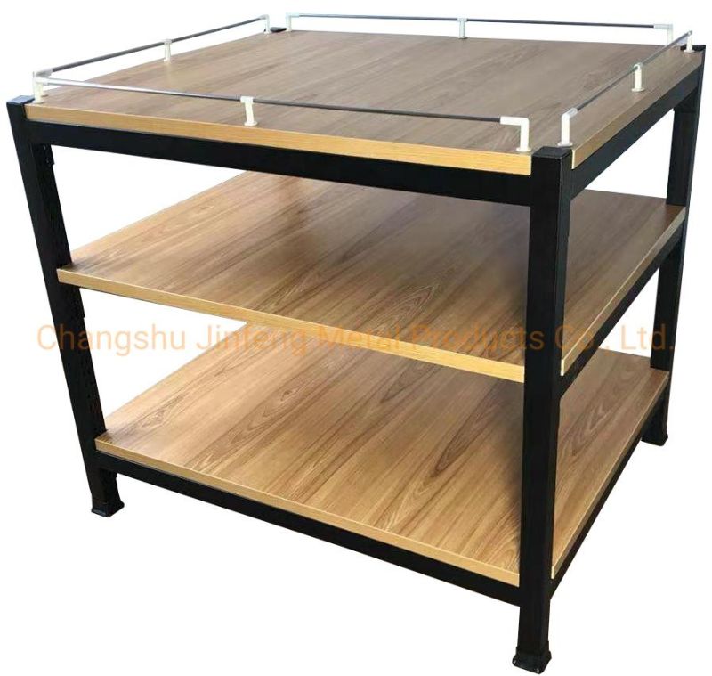 Supermarket and Store Display Stand Promotion Booth Table Multilayer Solid Board Display