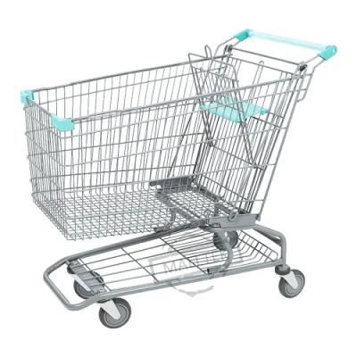 Customized Grocery Store Steel 210L Shopping Trolley