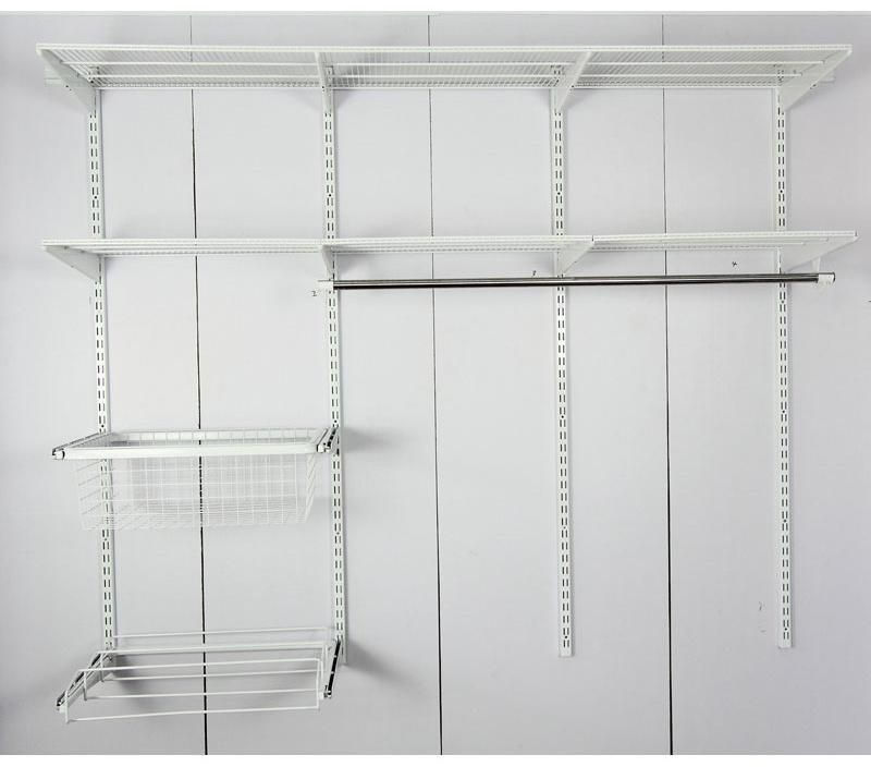Family Walk-in Closet Shelving for Storage and Display