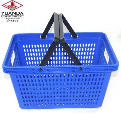2020 New Design Customized Color Shopping Baskets with Two Handles