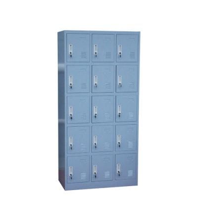 Gdlt Wholesale Price 15 Doors Metal Students Lockers School Sports Steel Lockers for Sale