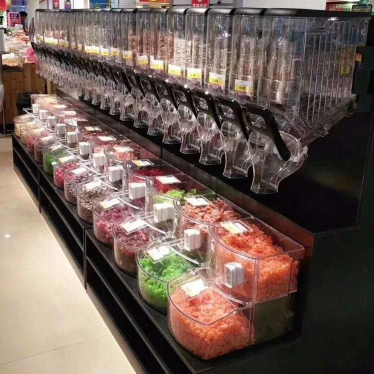 Candy Display Bins for Supermarket and Food Store