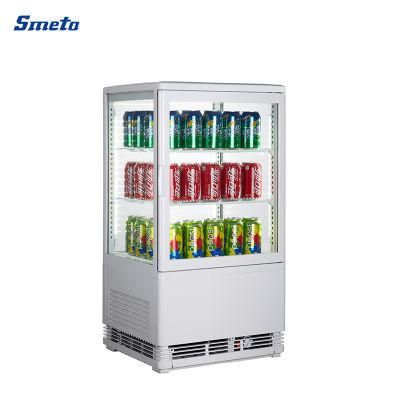 58L 2 Layer Commercial Bakery Beverage Display Chiller Refrigeration Showcase