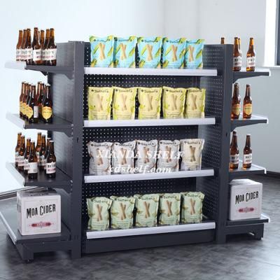 Store Wooden Supermarket Shelves Factory Water Bottle Display Shelf Retail Online Shopping Hot