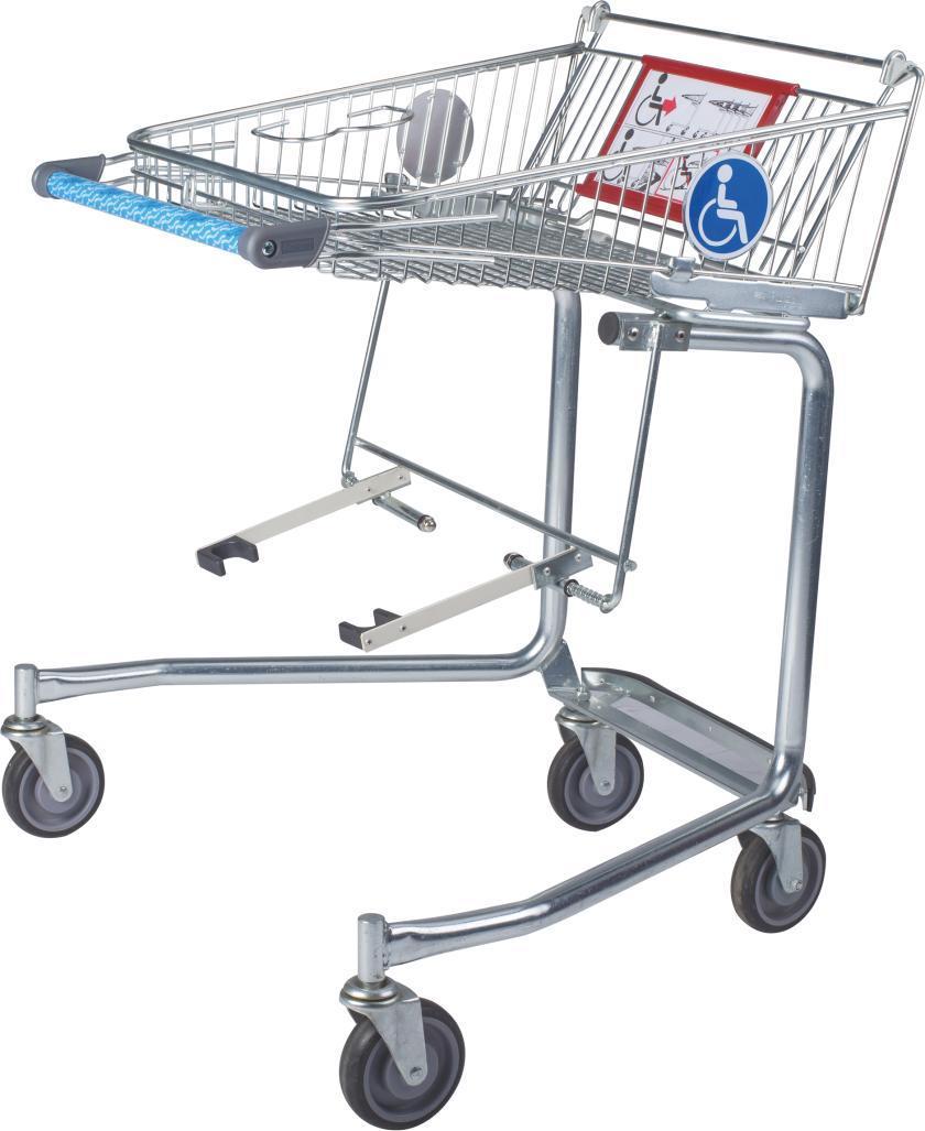 Supermarket Shopping Trolley for Disabled People Shopping Cart for Handicapped