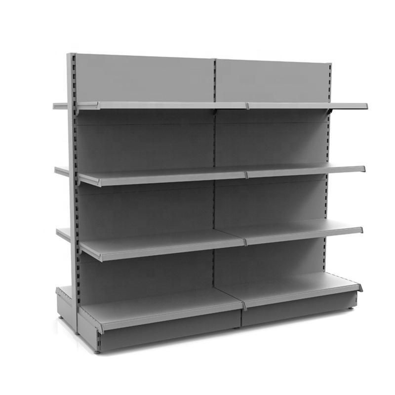 Pegboard Back Panel Supermarket Shelf Multilayer Supermarket Shelves