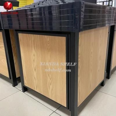 Carton Package Price Xianda Shelf Rack Supermarket Vegetable Display Stand