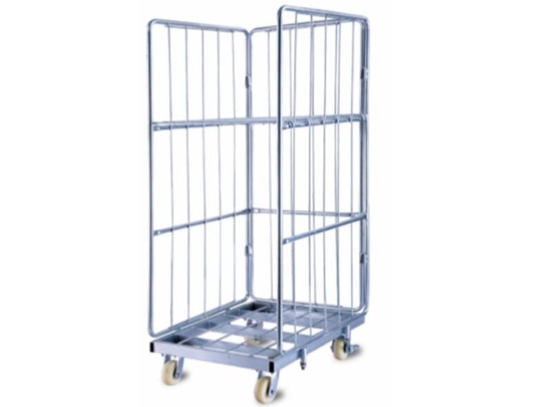 Best Selling Supermarket Grocery Shopping Trolley Carts Disassembly Roll Container