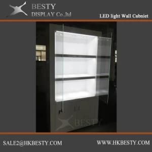 Jewelry Watch Display Wall Cabniet with LED Light